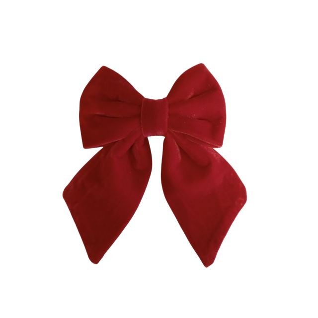 Papion de dama catifea rosie Magic Red